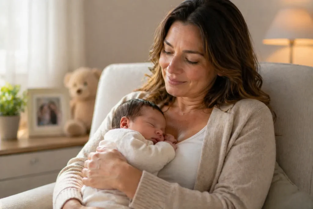 grossesse après 35 ans naissance bébé bonheur maman