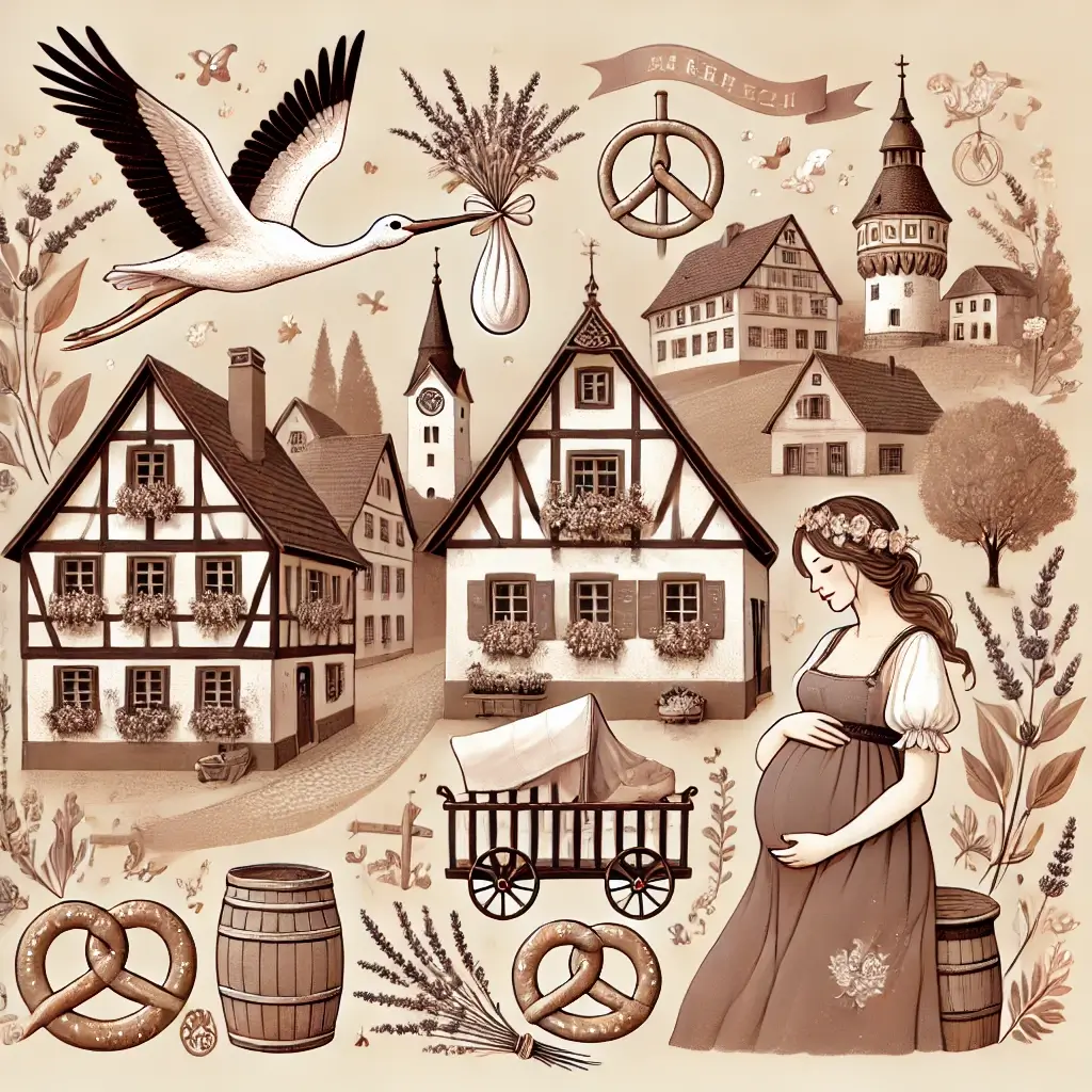 Lire la suite à propos de l’article Grossesse et Traditions Alsaciennes : Symboles et Coutumes d’une Région Enchantée