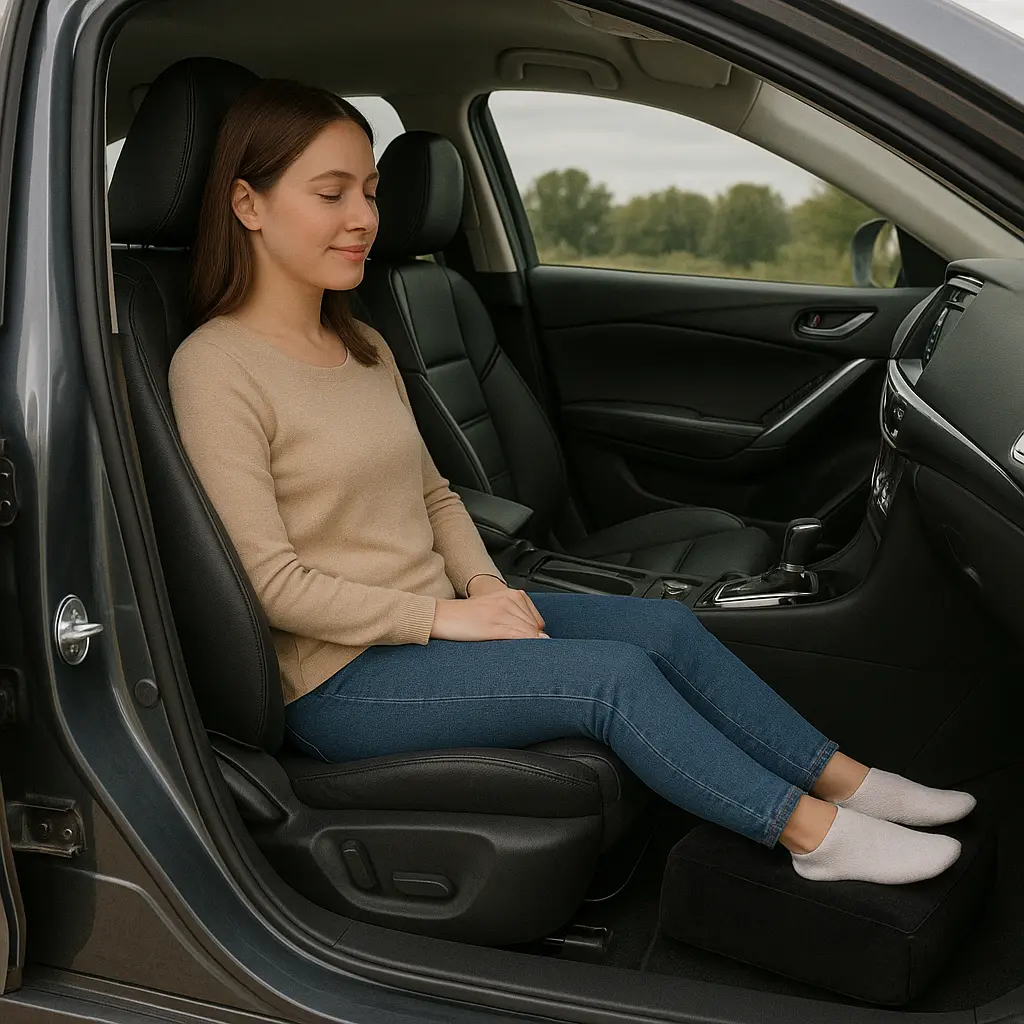 Repose-pieds voiture femme enceinte : confort et légèreté