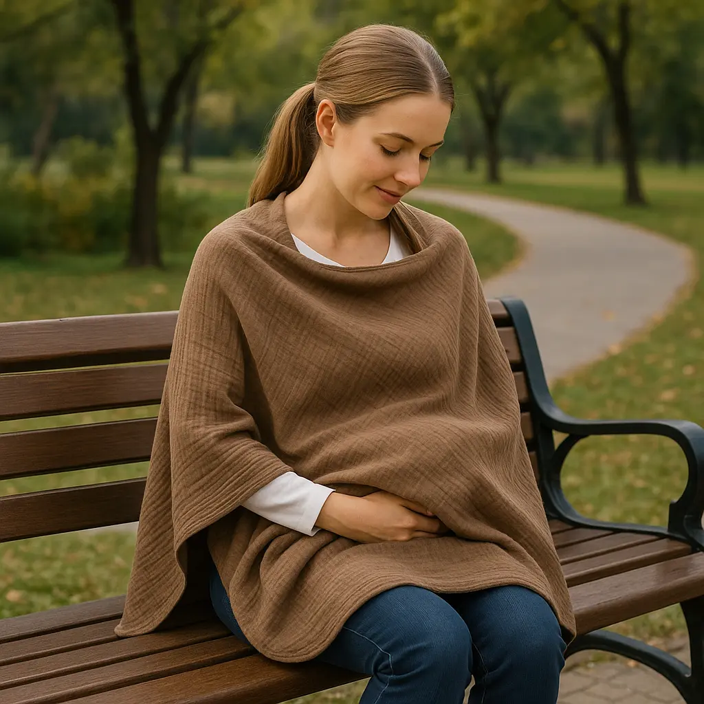 Couverture d’allaitement – Discrétion, Confort & Respiration