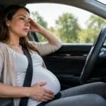 Combien de temps peut-on rester assise enceinte en voiture ?