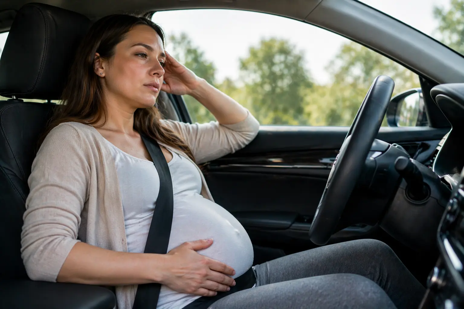 You are currently viewing Combien de temps peut-on rester assise enceinte en voiture ?