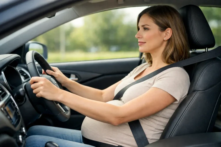 Position de conduite idéale enceinte : les règles à respecter