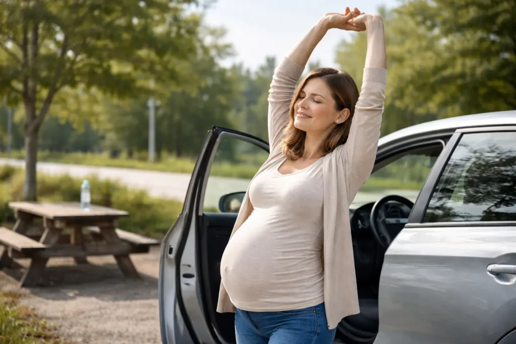 pause conduite femme enceinte long trajet repos sécurité