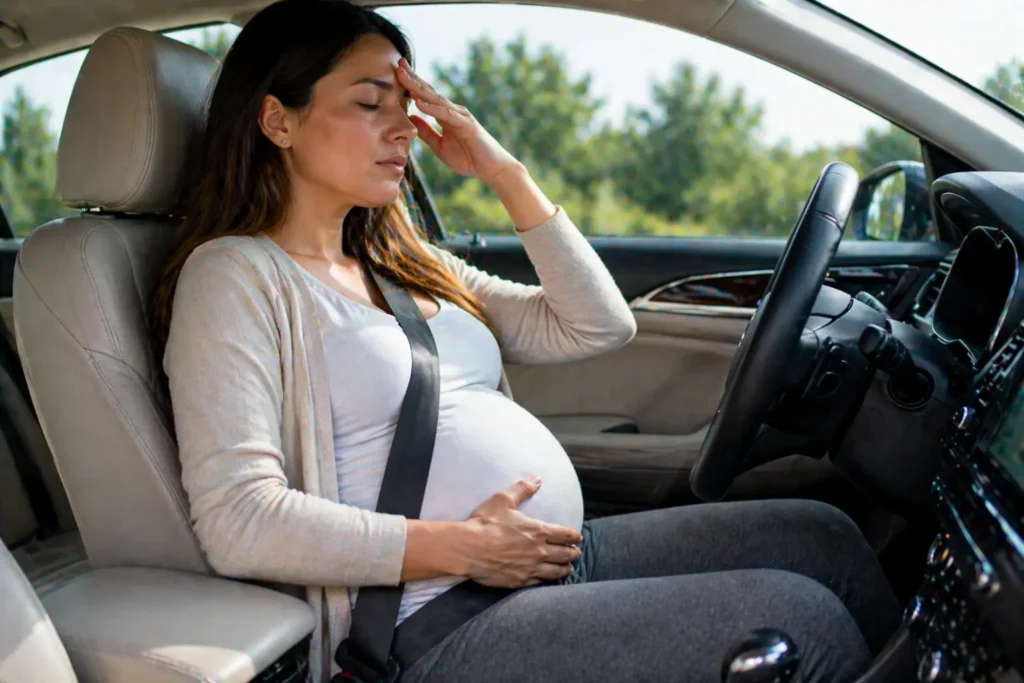 fatigue conduite femme enceinte troisième trimestre risque