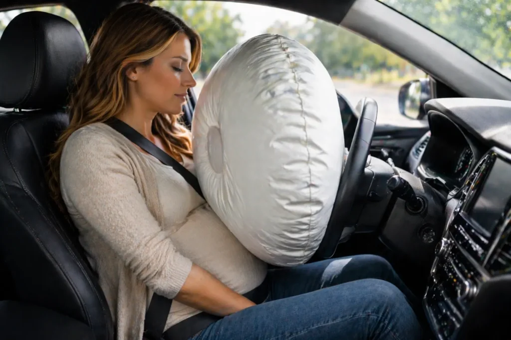 fonctionnement airbag protection choc voiture sécurité