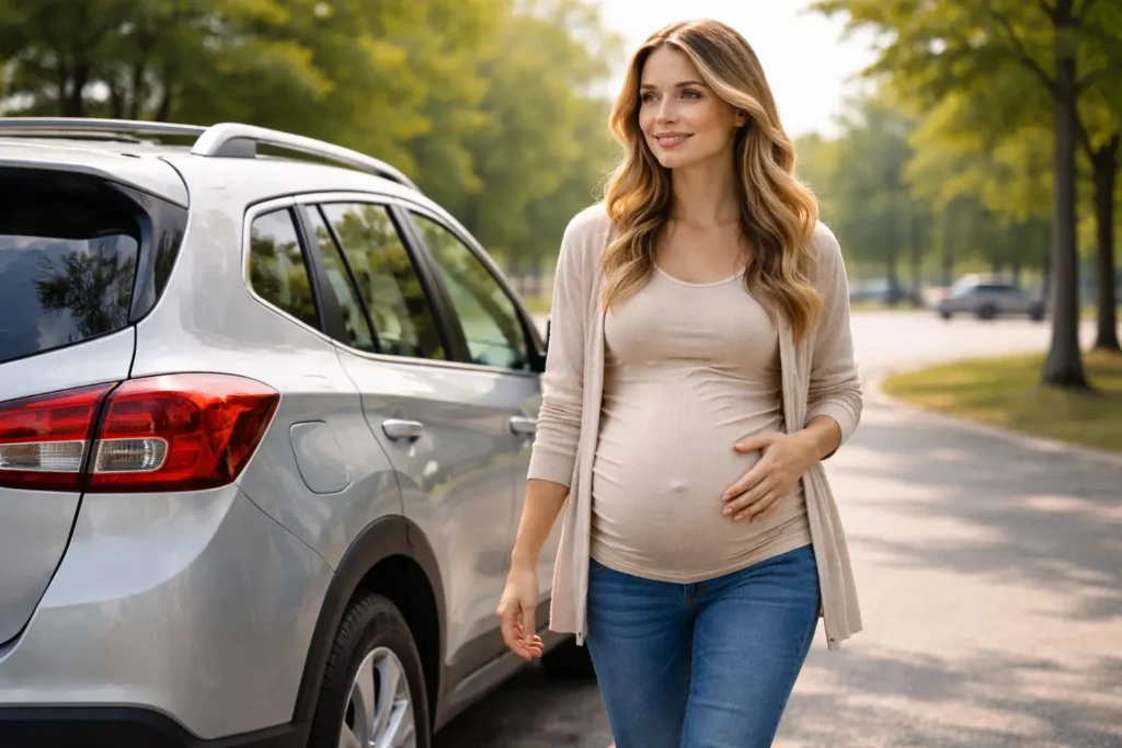 pause voiture grossesse marche circulation sanguine trajet