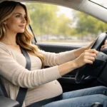 Grossesse et voiture : sécurité, ceinture, trajets… le guide complet
