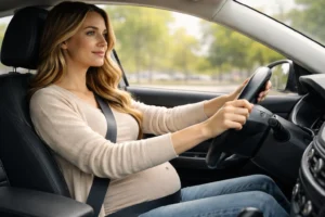 Lire la suite à propos de l’article Grossesse et voiture : sécurité, ceinture, trajets… le guide complet
