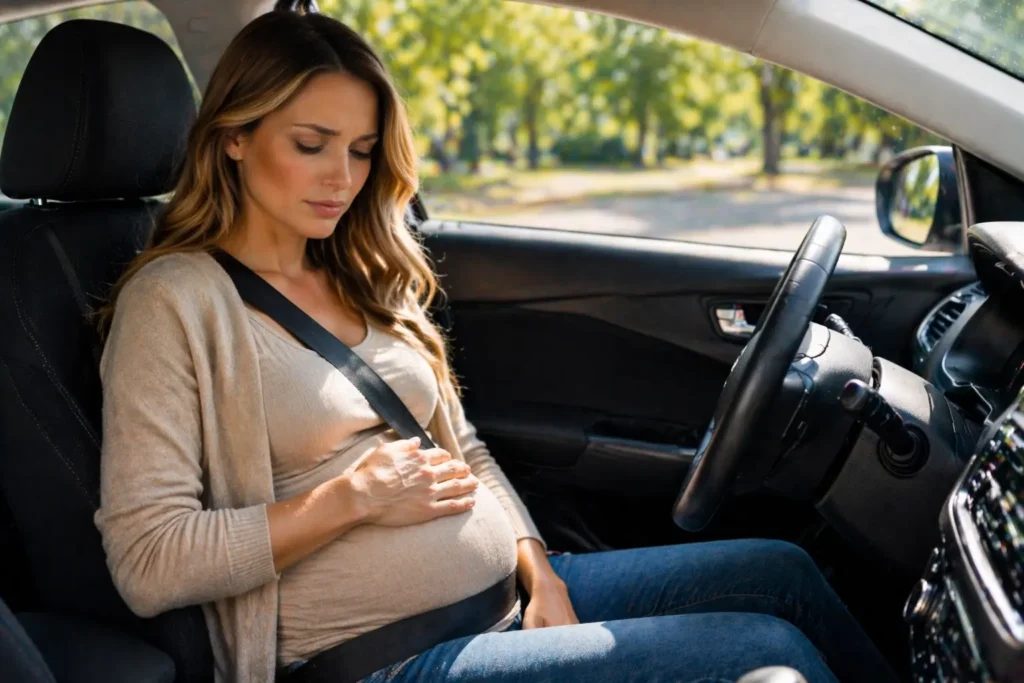 femme enceinte voiture question airbag danger grossesse
