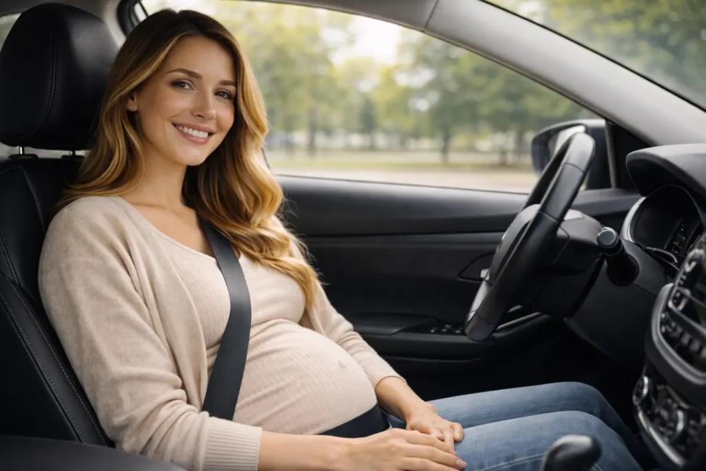 grossesse voiture sécurité confort conduite sereine femme enceinte