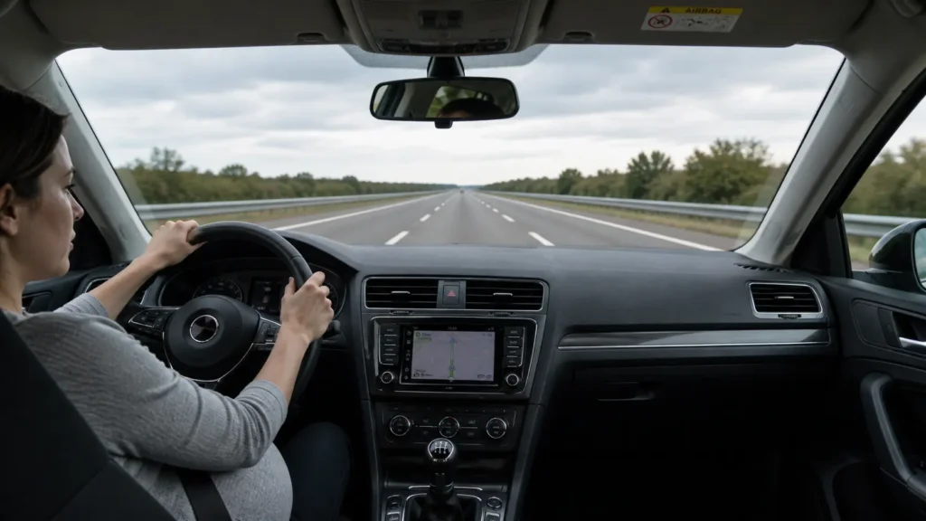 monotonie autoroute femme enceinte baisse vigilance