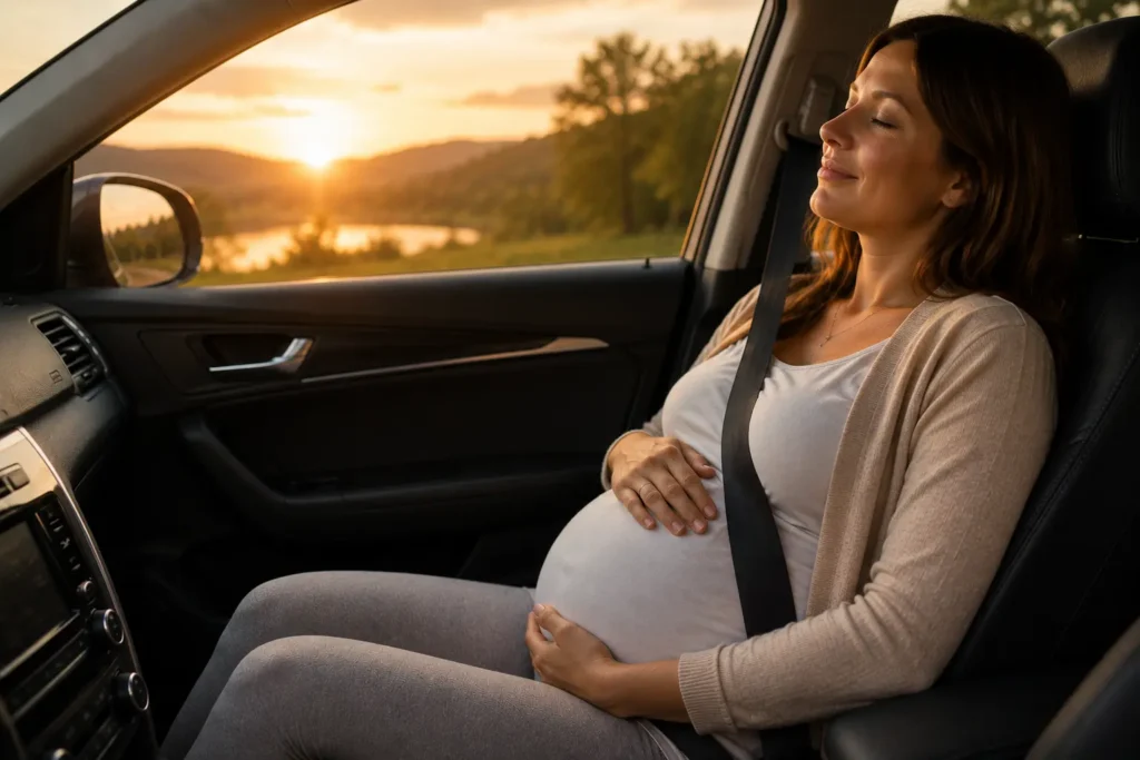 grossesse trajet voiture securite confort bebe