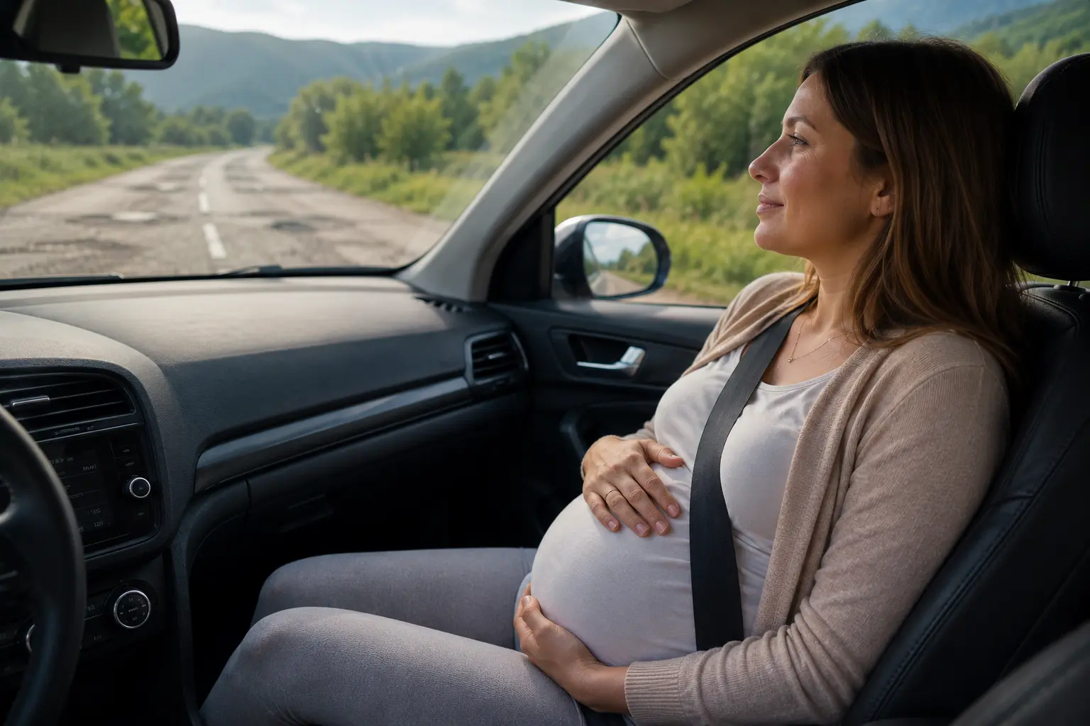 You are currently viewing Vibrations en voiture enceinte : y a-t-il un danger pour le bébé ?