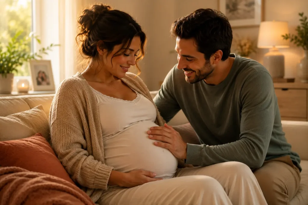 parler à bébé pendant la grossesse