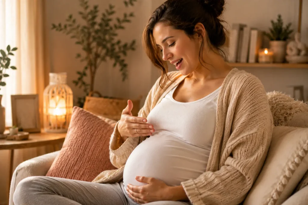 Parler à bébé dans le ventre pendant la grossesse