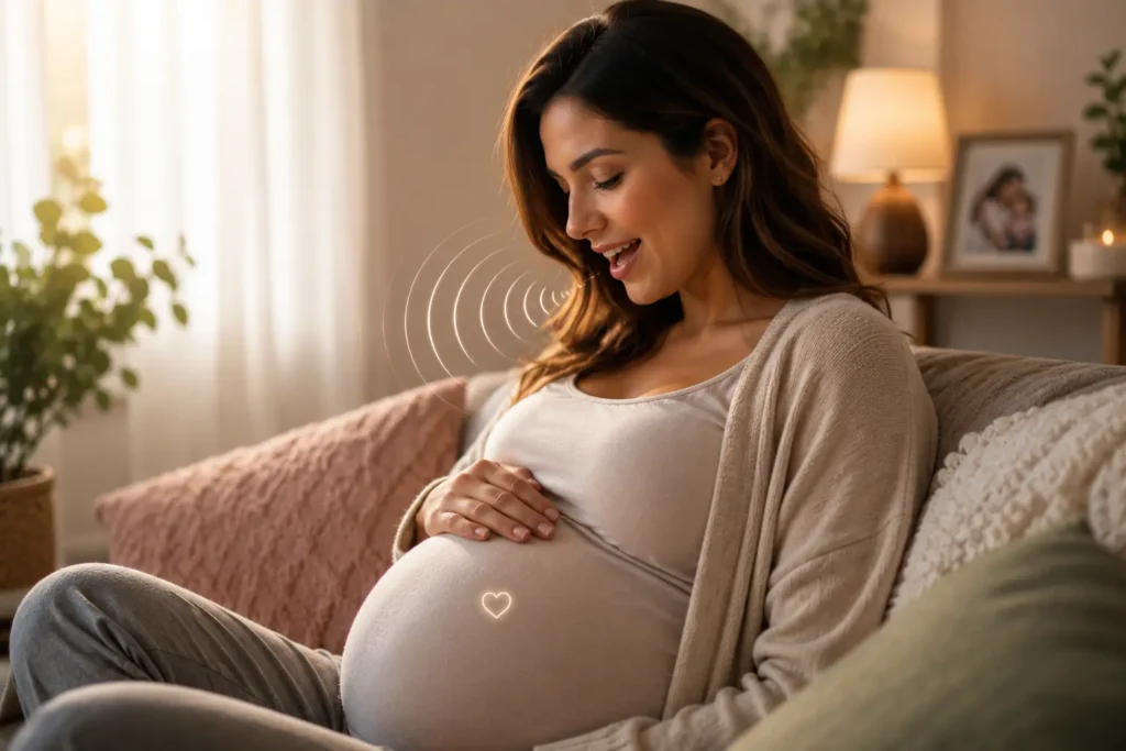 bébé entend la voix de sa mère grossesse