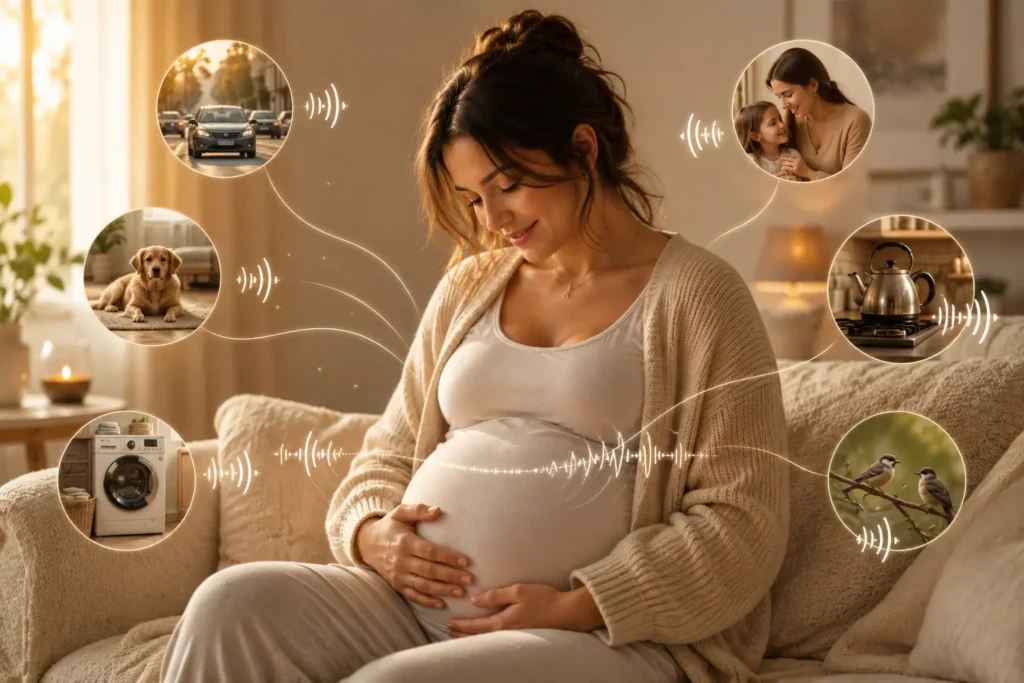 sons entendus par bébé dans le ventre