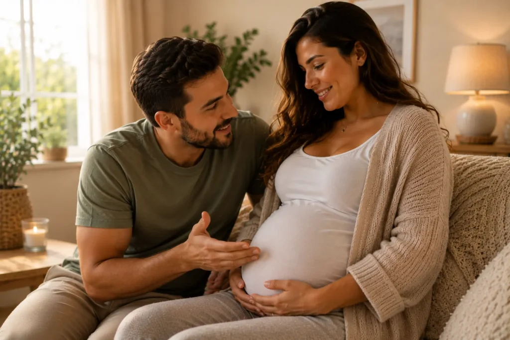 voix du père et de la mère grossesse