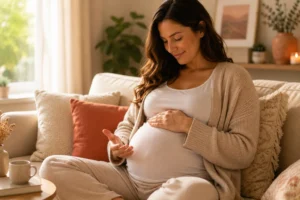 Lire la suite à propos de l’article Peut-on communiquer avec bébé en touchant son ventre ?