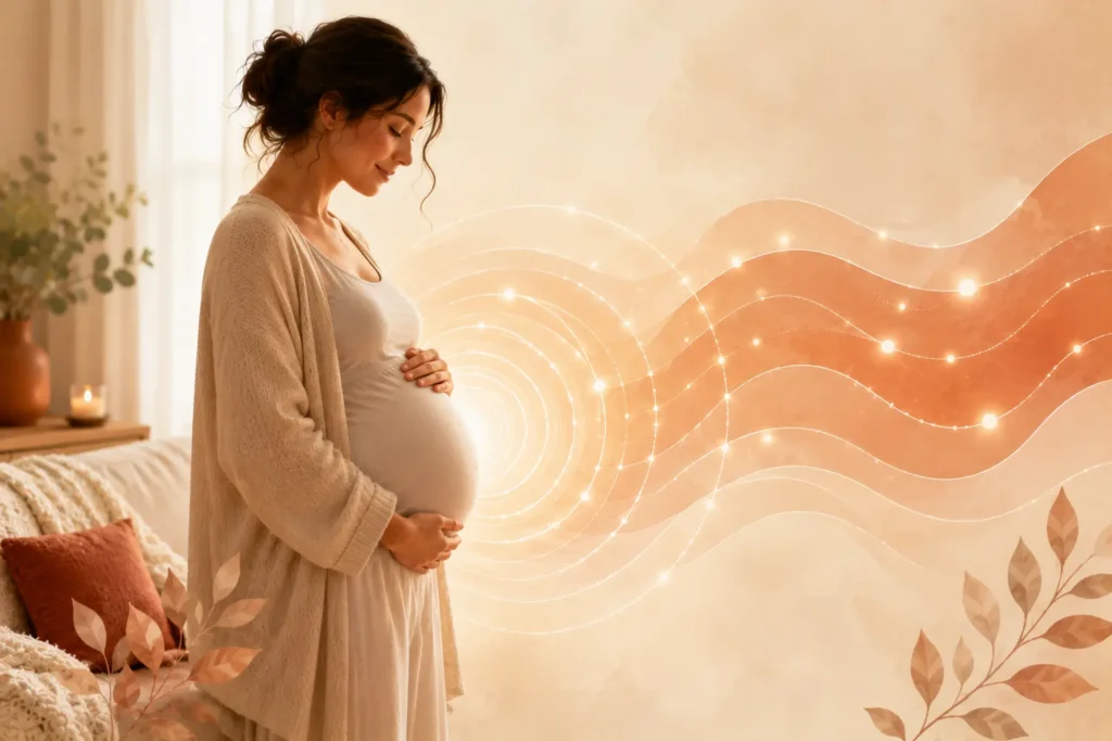 Comment une caresse sur le ventre peut être perçue par bébé