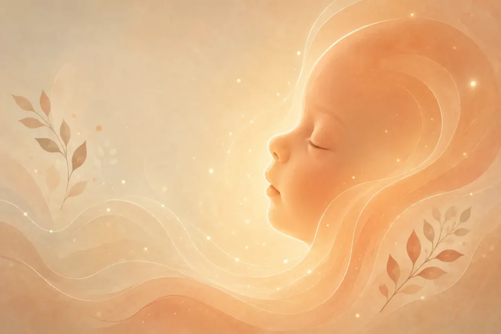 Bouche et visage de bébé sensibles au toucher